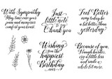 The Happiest Wishes  {FRONT & CENTER stamps}