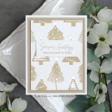 Ornamental Pines {stamp & stencil bundle}