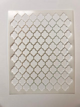 Delicate Moroccan Tile Stencil