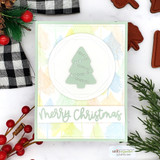 Ornamental Pines {stamp & stencil bundle}