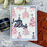 Ornamental Pines {stamp & stencil bundle}