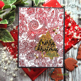 Ornamental Pines {stamp & stencil bundle}