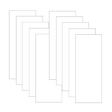 Tall Cut Card Stock- White