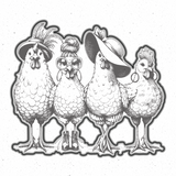 Chick Tribe {coordinating die}