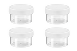 1oz Plastic Jars with Twist Lid {4 pack}