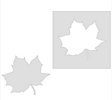 Maple Leaf Stencil