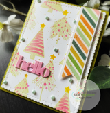 Ornamental Pines {stamp & stencil bundle}