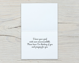 I know your grief...