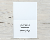 You know your getting old when...