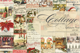Collage Holiday Strips -  Ephemera Pack