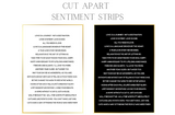 Cut Apart Sentiment Strips